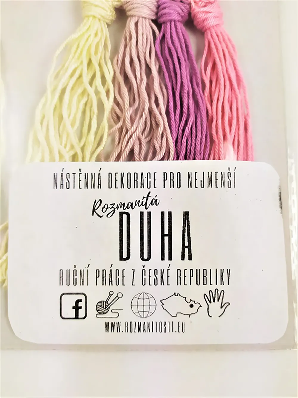 Duha zeleno-žlutá - dekorace pro nejmenší do dětského pokojíčku
