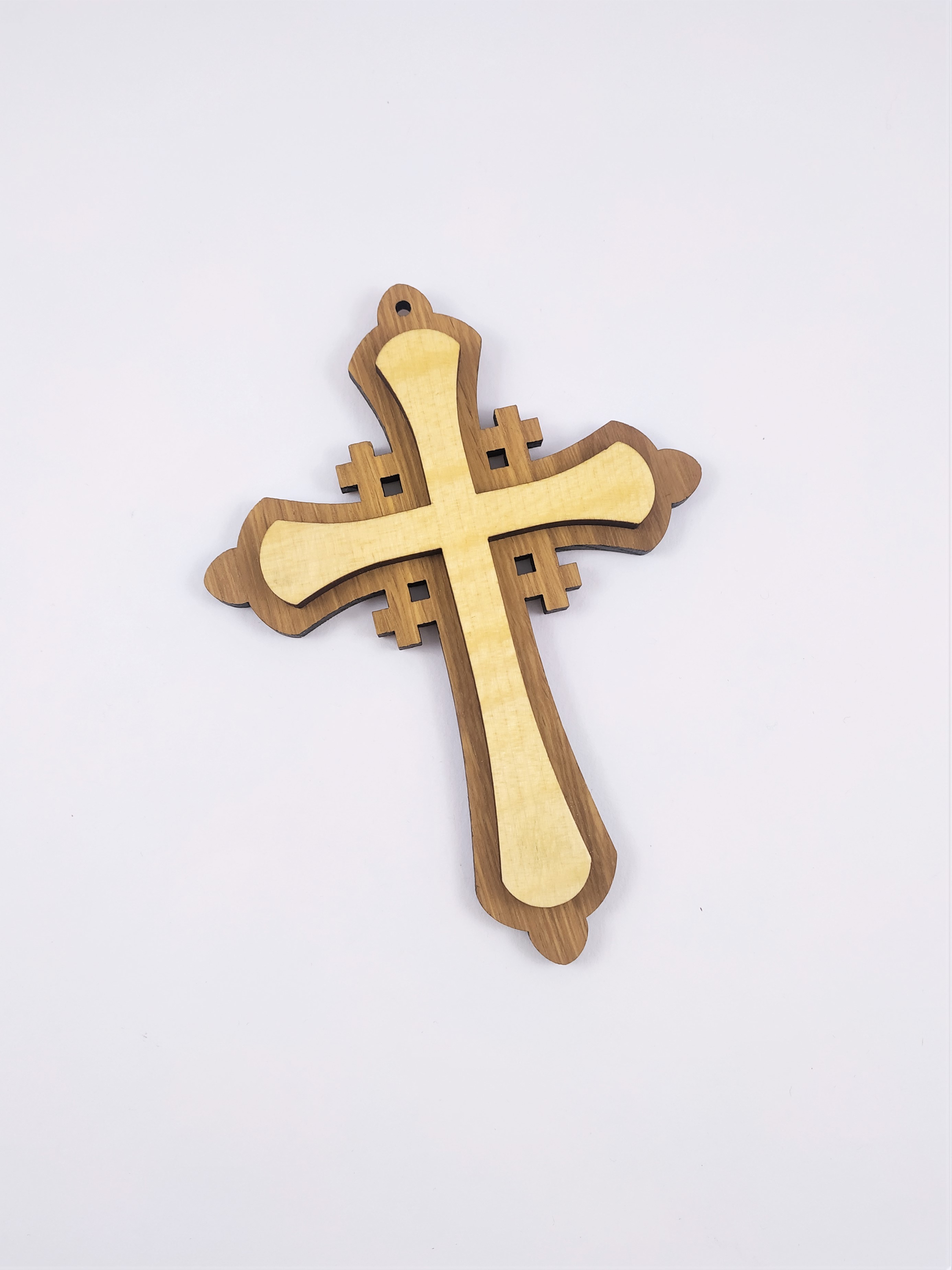 Dřevěný kříž skládaný  16 x 10,5 cm
