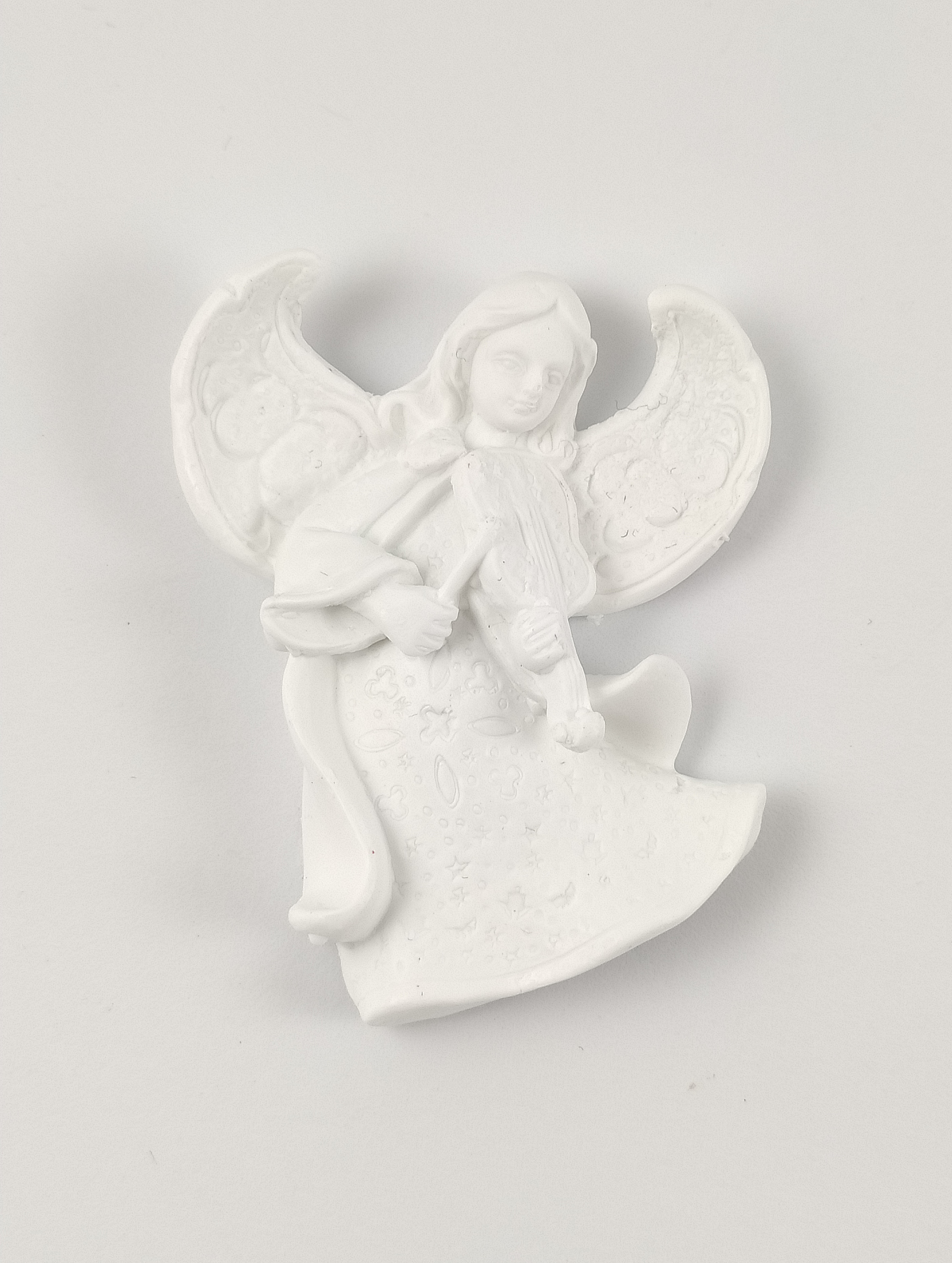 Mýdlo Anděl s houslemi, ručně vyráběné, baleno dárkově v organz. pytlíčku