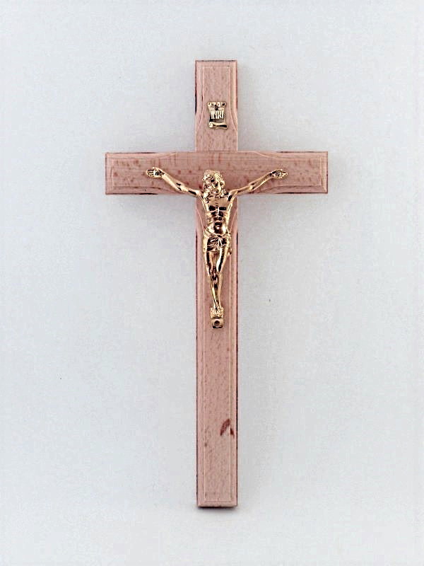Křížek na pověšení světlý, menší