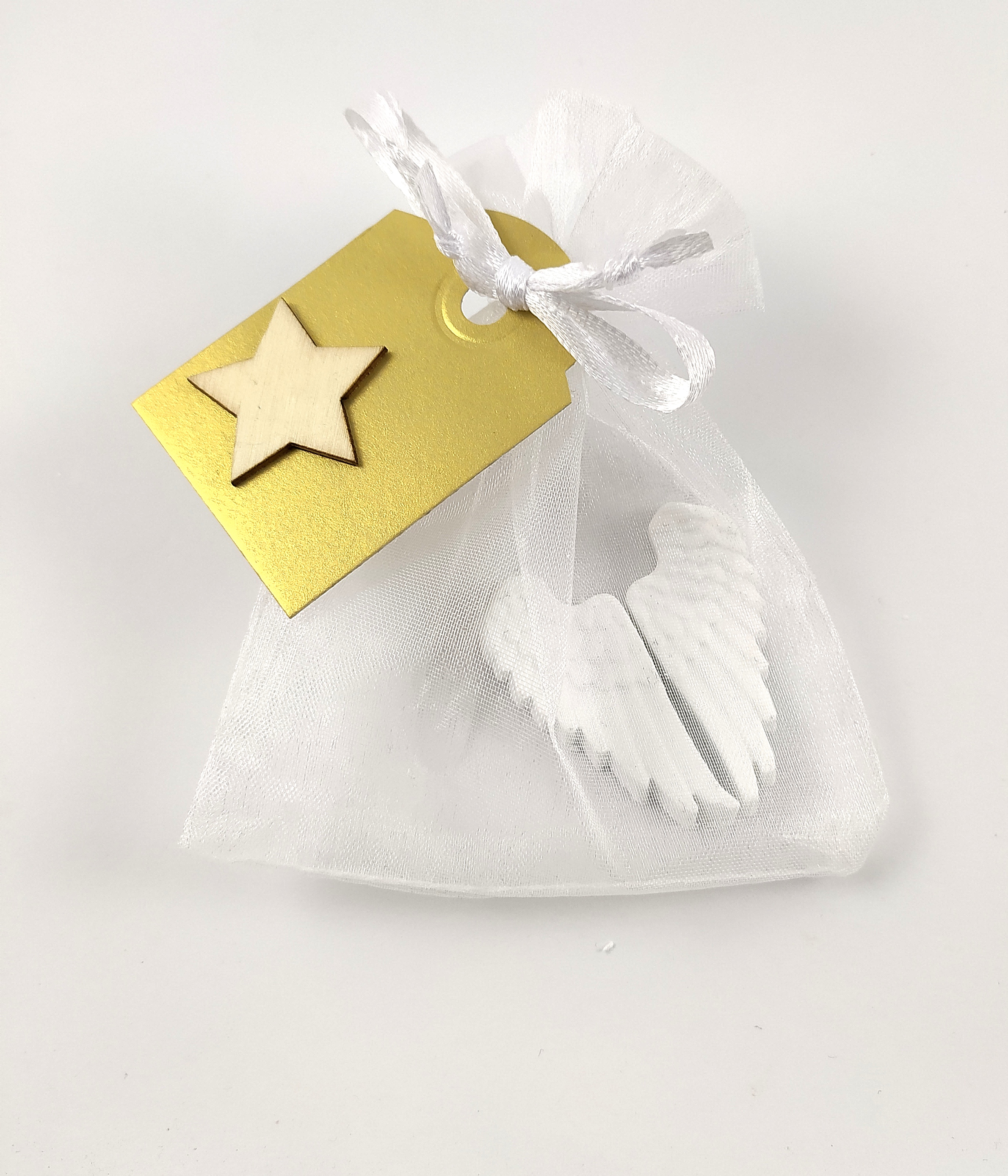 Mýdlo -  andělská křídla střední- ručně vyráběné mýdlo, dárkové balení