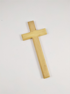 Kříž jednoduchý světlý, zkosené hrany  8,5 x 169,5 cm