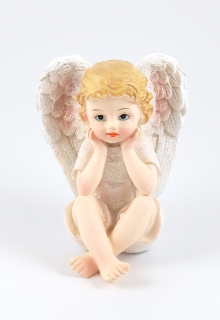 Anděl zdobený glitry
