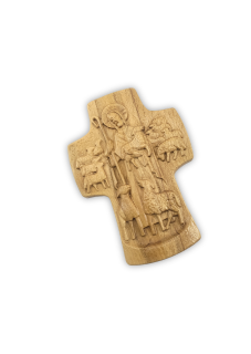 Kříž Pastýř oveček, 9,5 x 14 cm