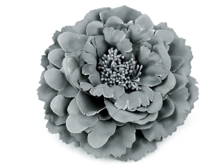 Brož květ šedý