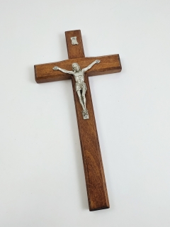 Kříž s Kristem mahagon
